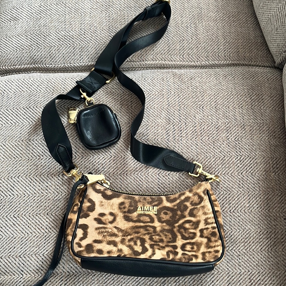 Aimee Kenstenberg Leopard Crossbody Bag